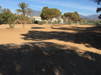 foto de las obras de construccion