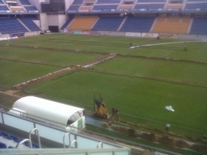 Cambiar en tiempo récord el césped