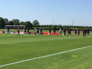 La Selección Inglesa se entrenó en las instalaciones construidas por ARPASA en el Reino Unido