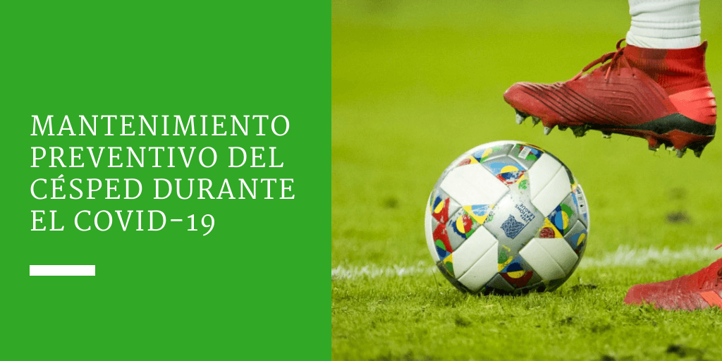 Mantenimiento preventivo del césped natural y artificial durante el COVID-19